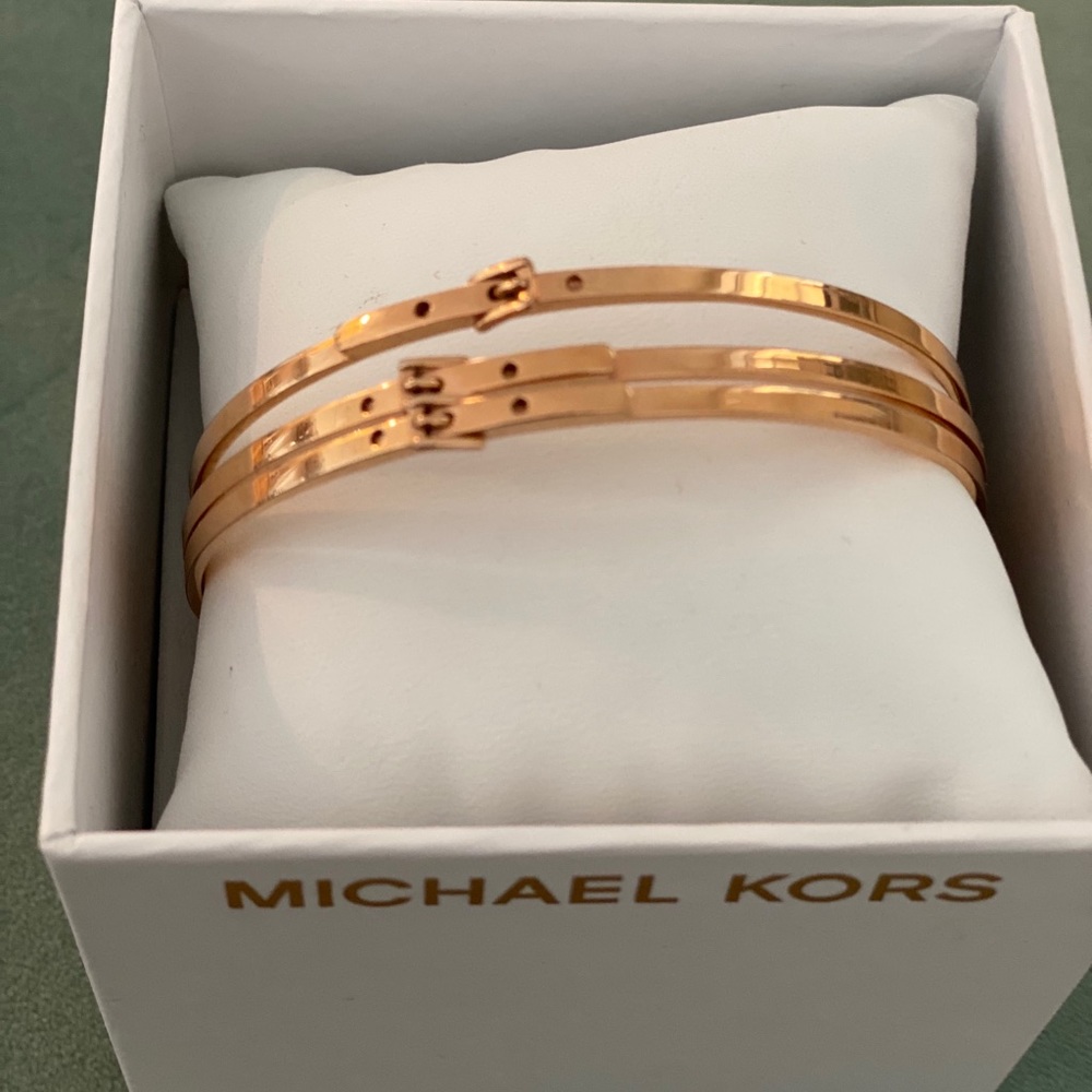 Michael Kors Rose Gold Tone Bangles